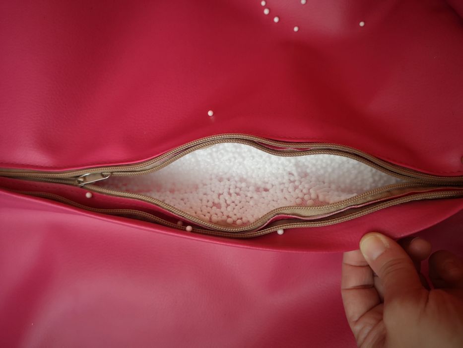 Puff cor de rosa