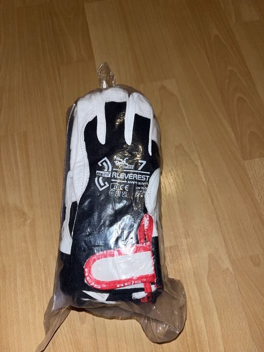 Rękawice monterskie ochronne skora kozia REIS rleverest rozmiar 7