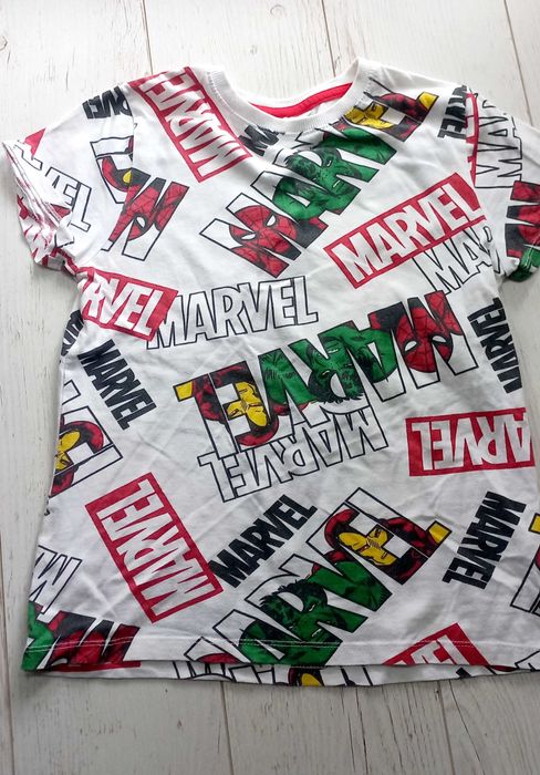 podkoszulek chopiec t-shirt 134 marvel