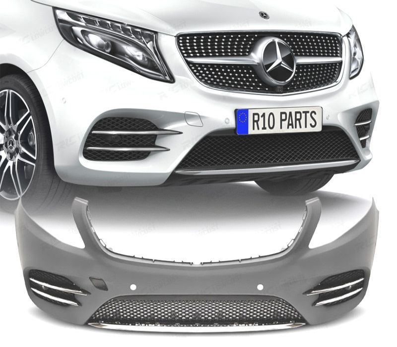 PARA-CHOQUES FRONTAL MERCEDES VITO W447 14-19 LOOK AMG PDC