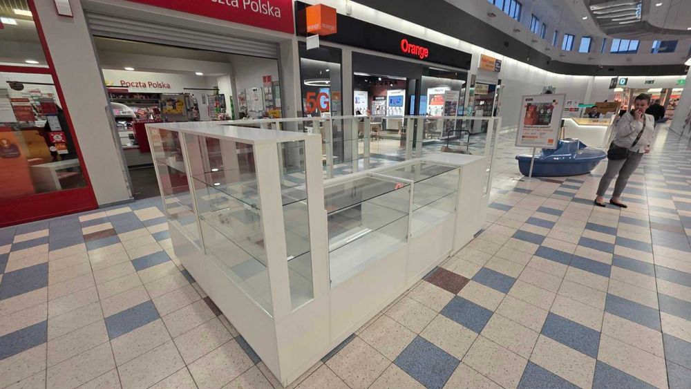 Wyspa Handlowa BIAŁA 2x1.6m – OD PRODUCENTA – Projekt 3D Gratis