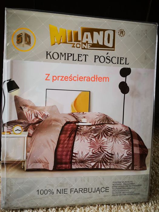 Komplet pościeli 160x200 z prześcieradłem