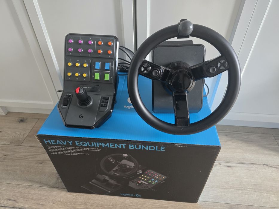 Kierownica Logitech Saitek Euro Track i Farming Simulator