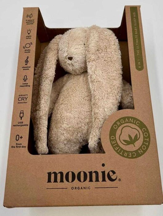 Szumiący, organiczny królik z lampką – Sand Natur 2.0 (Moonie)