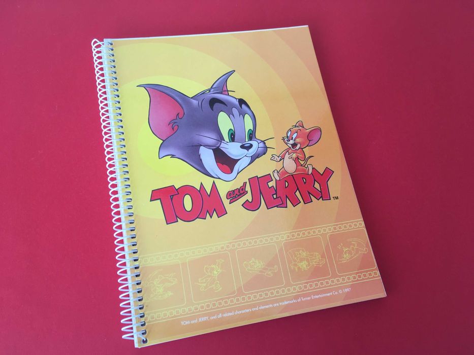 Cadernos Escolares do Tom & Jerry da marca Firmo Antigos