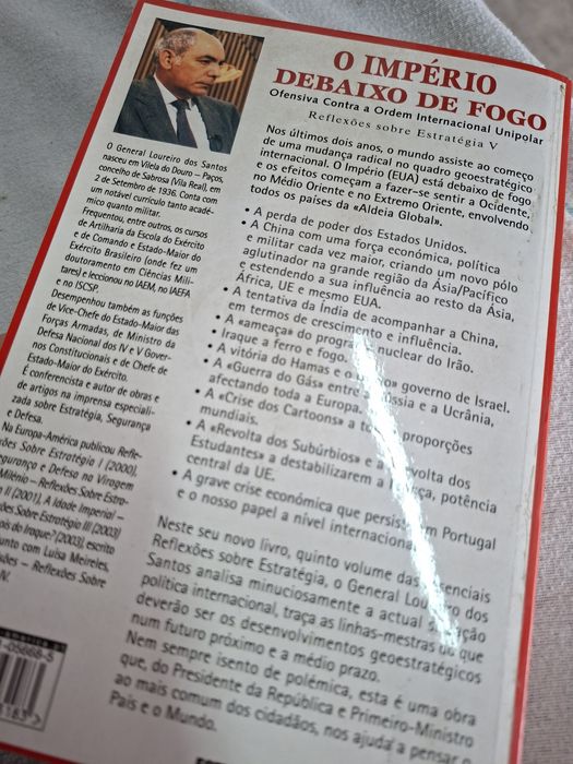 O Império Debaixo de Fogo General Loureiro dos Santos