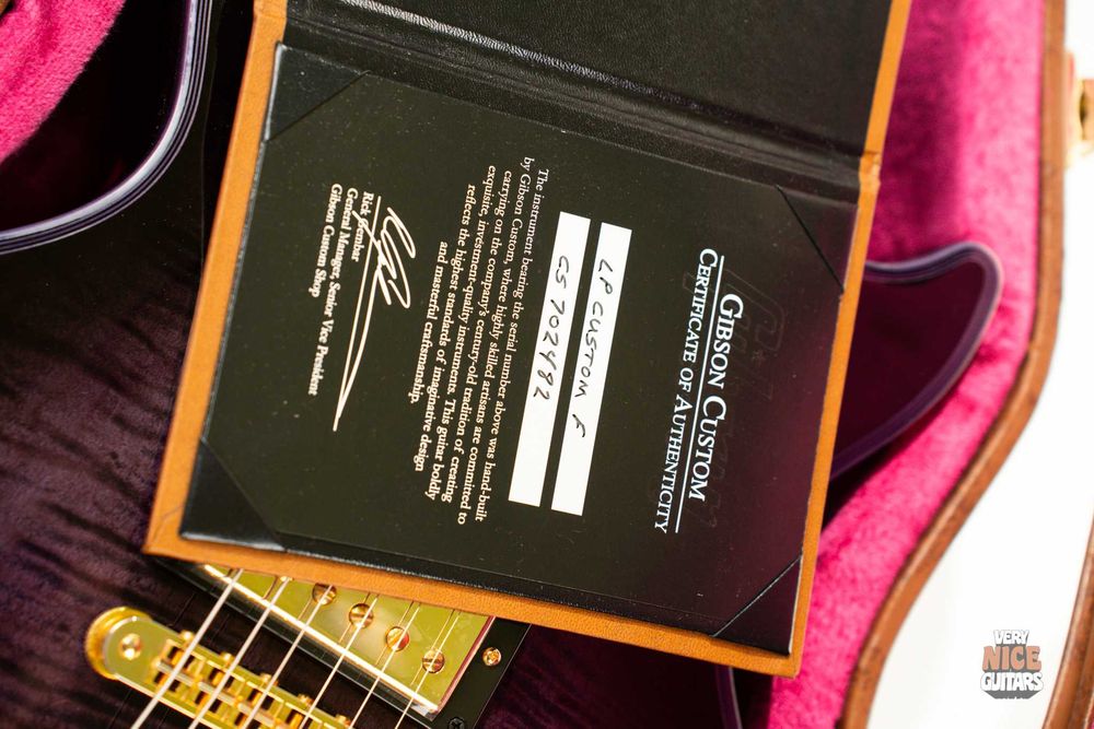 Gibson Les Paul Custom Purple Widow