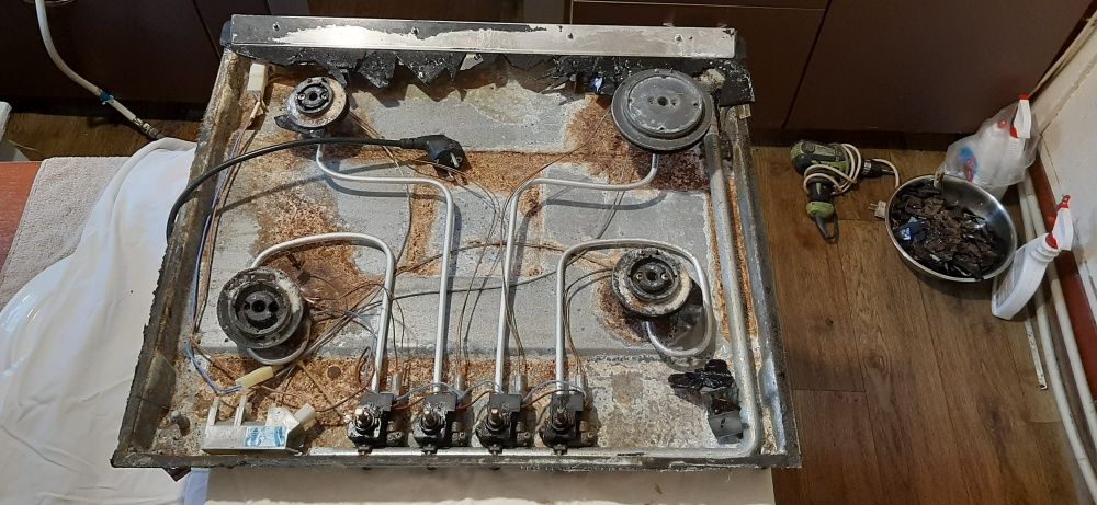 газовая поверхность Бош по частям