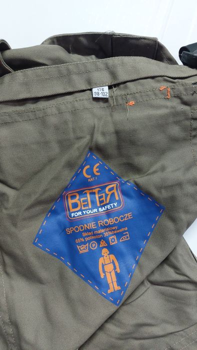Ubranie odzież robocza BETTER komplet rozm.176 BHP