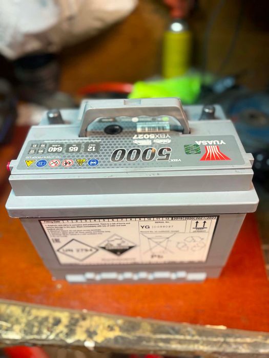 YUASA 65Ah 640A YBX5027 P+ 12V Akumulator