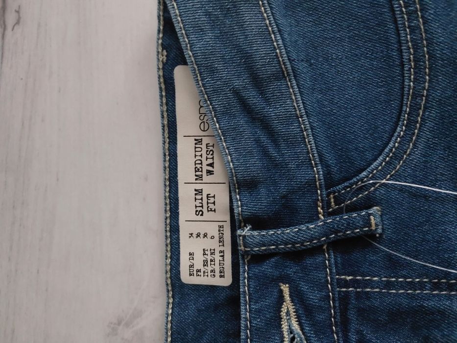 Jeansy damskie slim fit