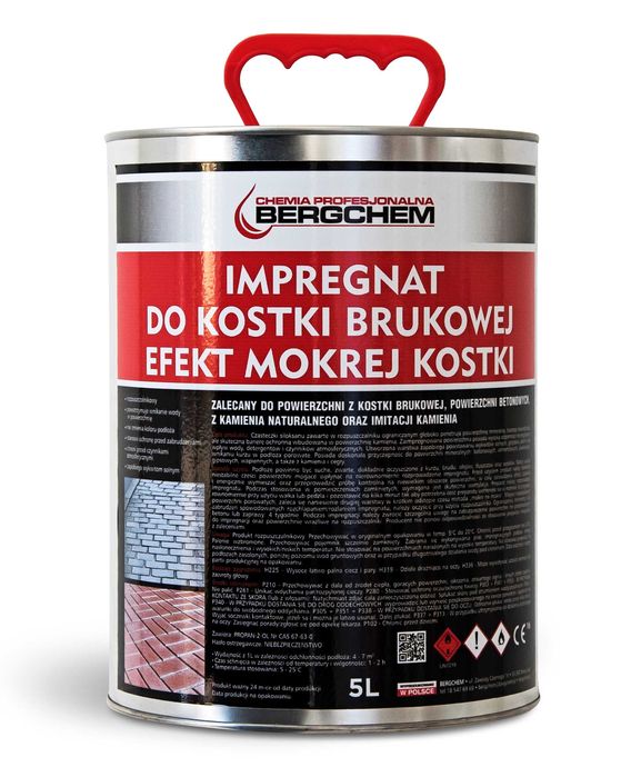 Imregnat do Kostki Brukowej i Betonu - Efekt Mokrej Kostki 1L lub 5L