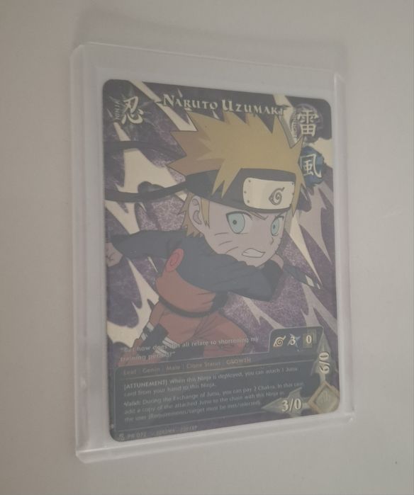 Naruto - cartas vintage em estado NM