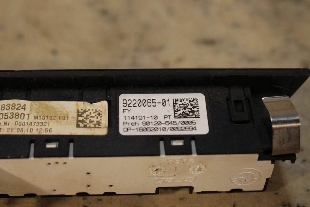 Comando / botão / interruptor multifunções BMW 5 (F10)434322227174451204