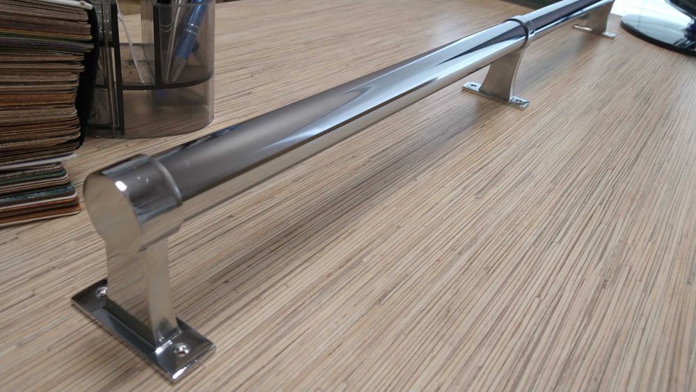 Balustrada schodowa Poręcz z rurki fi 32+uchwyty /Solidne/NOWE