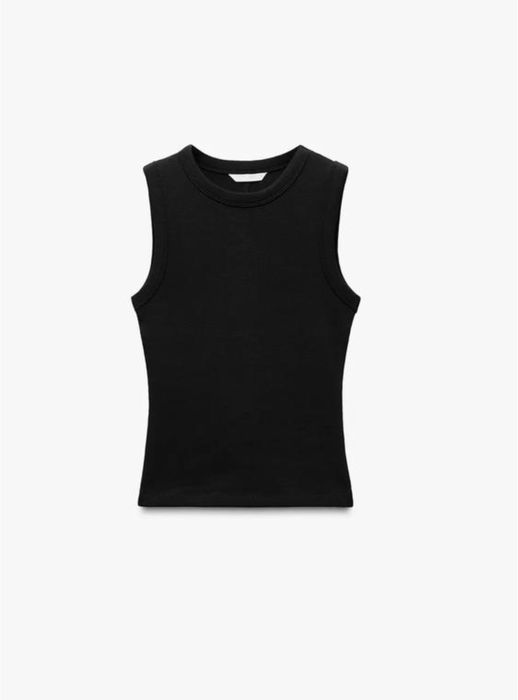 Майка Zara в рубчик