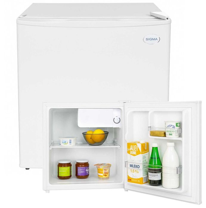 Mini lodówka do Biura Hotelowa BIAŁA 50cm 43L Minibar Podblatowa BC-45