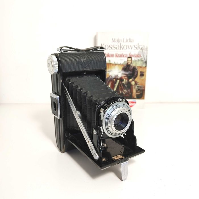 Ładny Mieszkowy aparat AGFA BILLY I format 6x9 film 120 1950 r 105mm 1:6,3