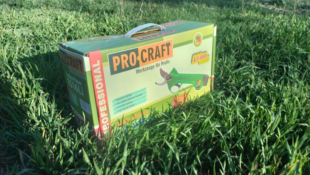 Аккумуляторный садовый секатор pro craft ES 16 Li