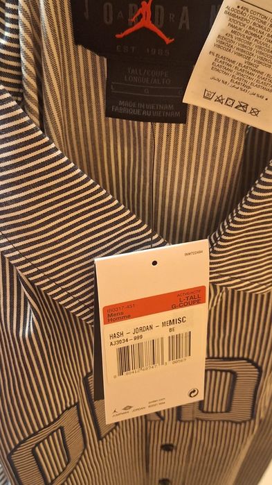 Рубашка Jordan IB0317 451, розмір L-TALL