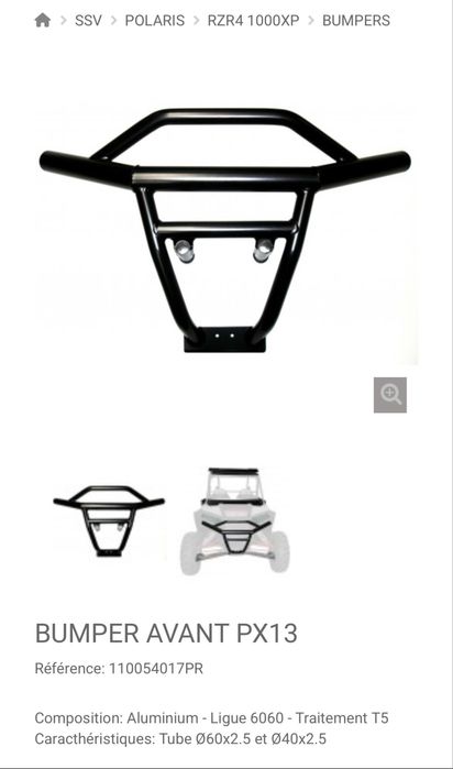 Polaris BumperAvant PX13