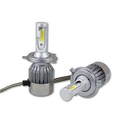 Żarówki H4 C6 72W 7600Lm Led Cob 6000K Canbus