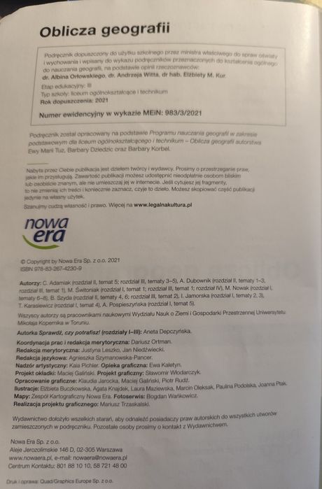 Oblicza geografii 3
