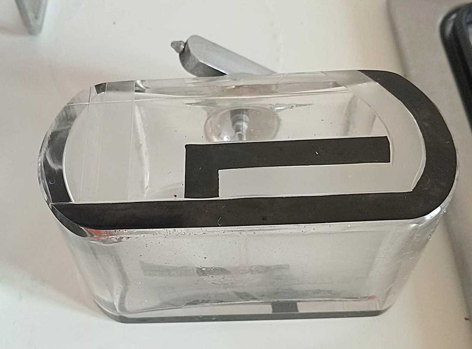 Antigo Frasco Perfume Cristal Art Deco