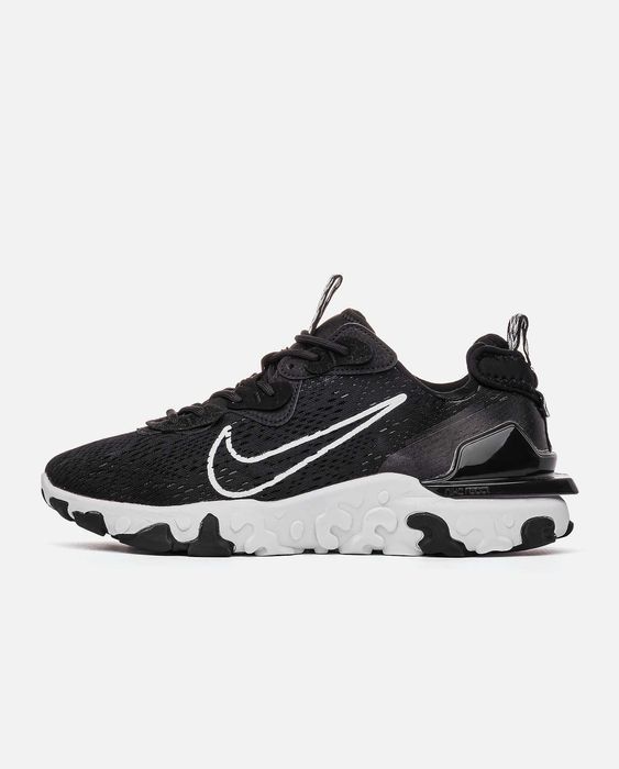 Мужские кроссовки Nike React Vision Black-White Premium. 40-45