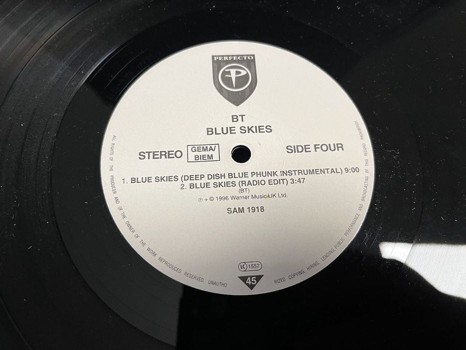 BT – Blue Skies (02) 2 x 12 VG+/Generic Progressive House