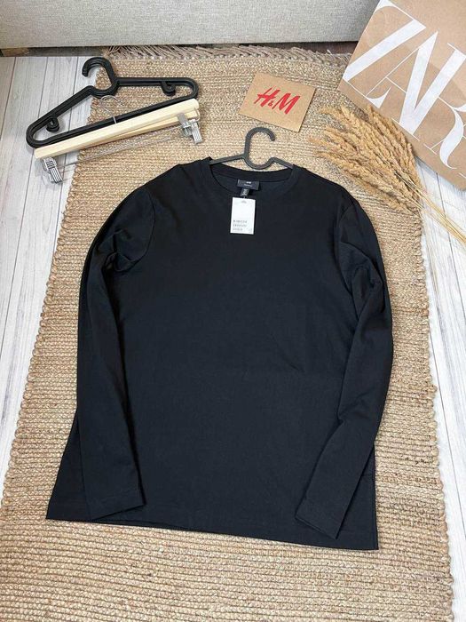Чоловічий лонгслів regular fit H&M, Розміри - S,M,L,XL