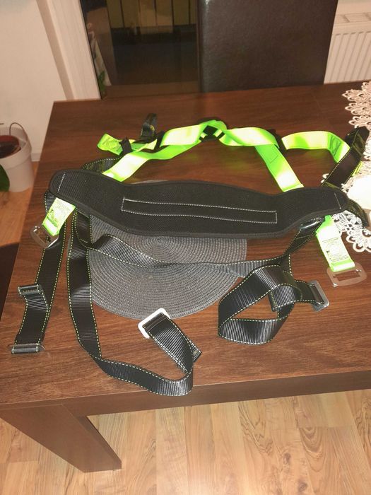 Szelki bezpieczeństwa GLIDER PLUS+ oraz lina 1,5m z karabinkami