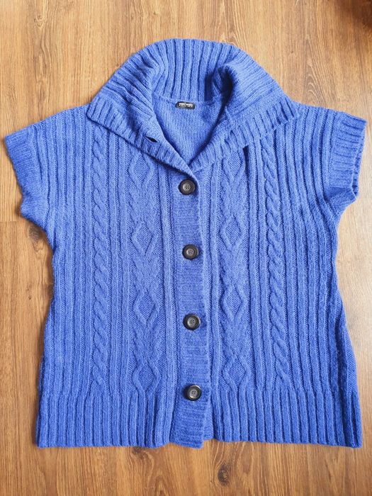 Gerry Weber sweter kobaltowy r.48, wełna alpaka