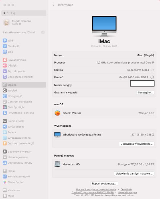 Apple iMac 5K Retina - 27"