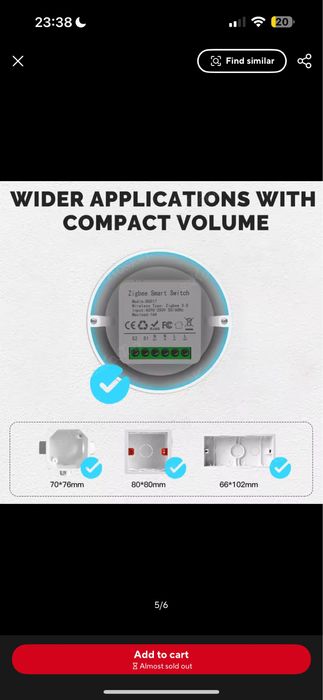 Zigbee Smart Switch – Suporta até 16A (Alta Potência)