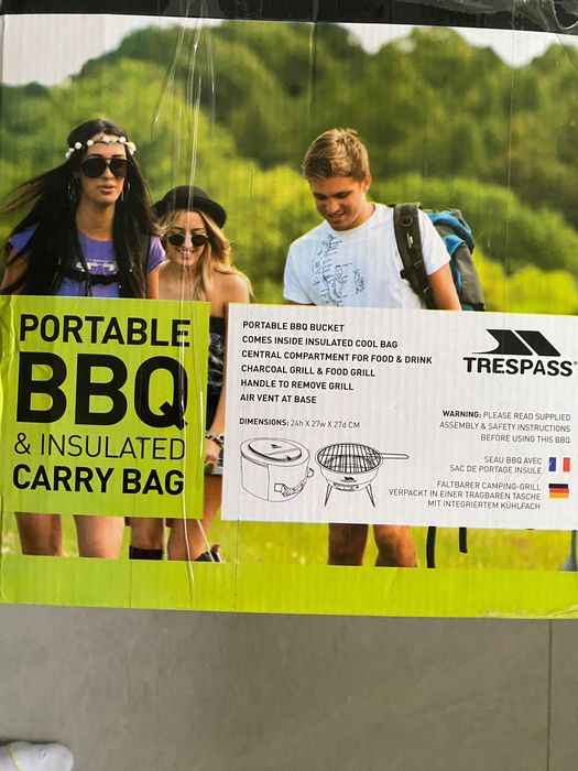 Grill turystyczny torba termiczna na ramię Trespass 27x27cm