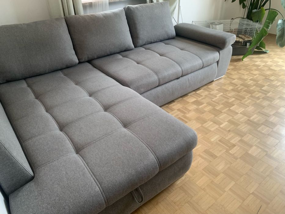 Naroznik WYPRANY DOSTAWA szary brw