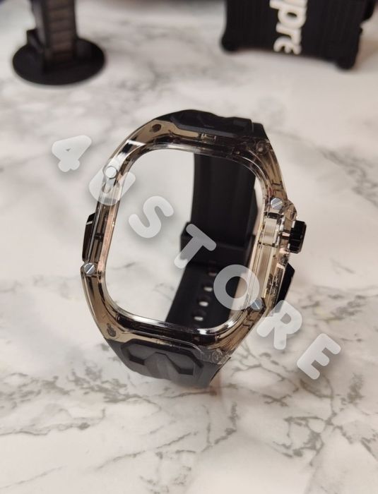 Ремешок бампер Luxury на Apple Watch Ultra 49 ремінець кейс браслет