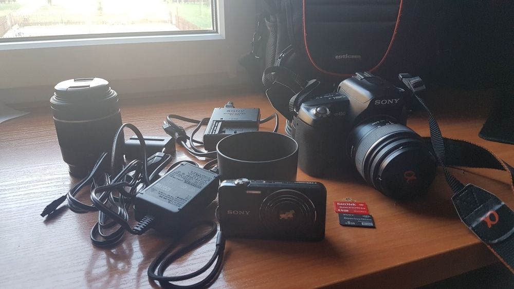 Sprzedam  Aparaty SONY DSLR - A450 Lustrzanka