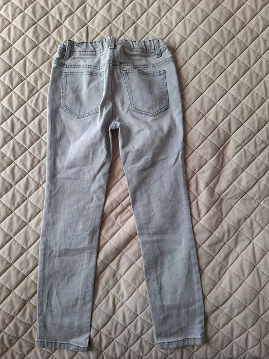 Denim&Co spodnie jeansowe skinny r.140