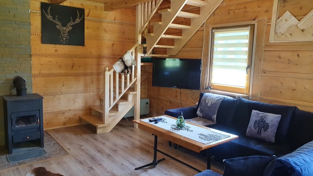 Domek w górach z Jacuzzi i Sauną Myślenice-Zarabie - Jodłowa Chata