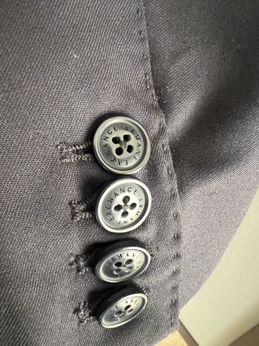 Blazer cruzado Armani azul marinho