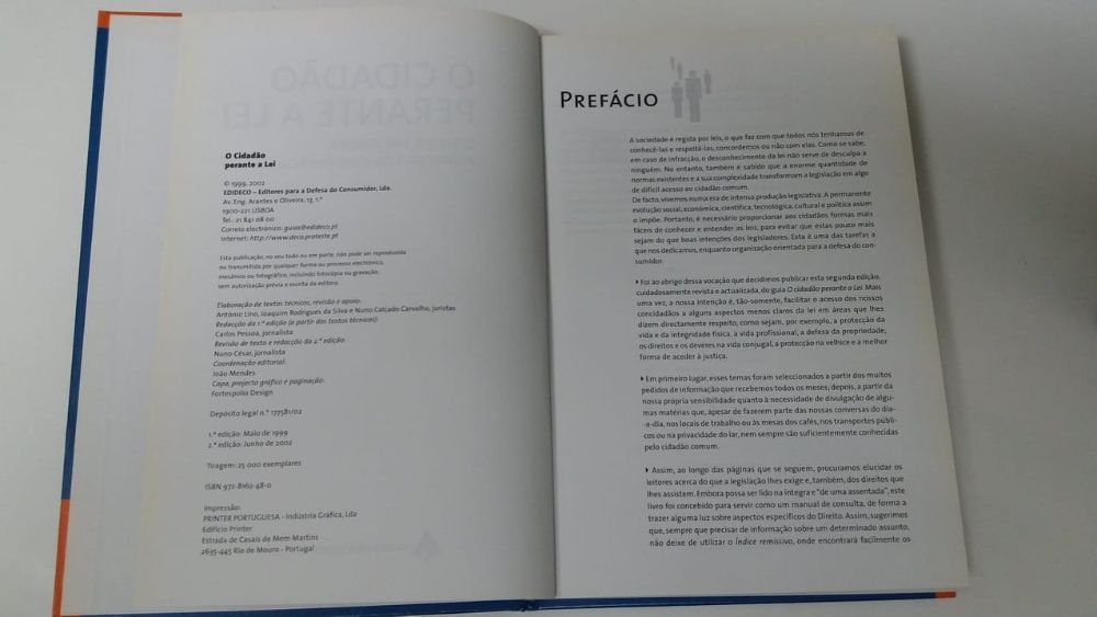 Livro " O Cidadão Perante a Lei"