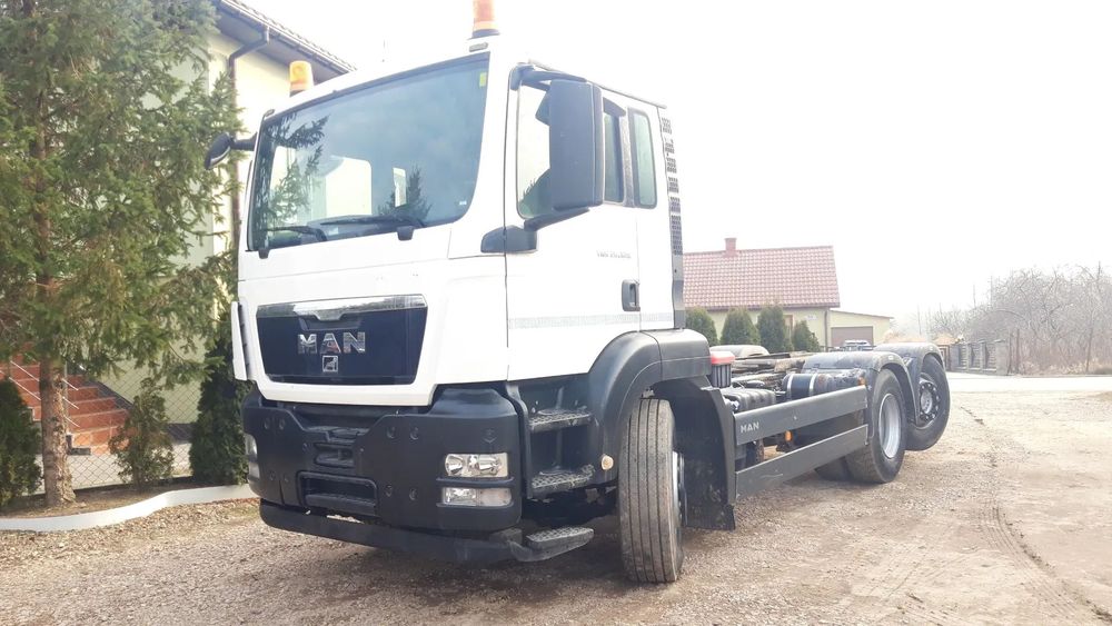 MAN TGS 6X2 TGA  Beczka Wywrotka Rama