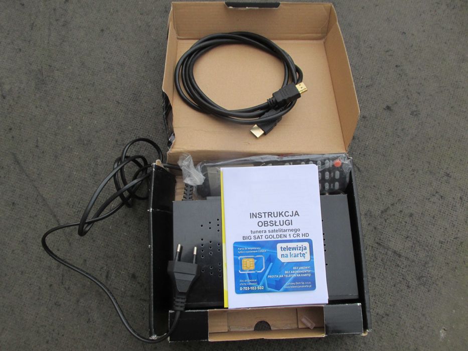 Dekoder satelitarny Big Sat Golden 1 CR HD SMART HD+