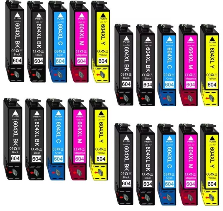 Tinteiros Epson 604XL novos - Alto Rendimento