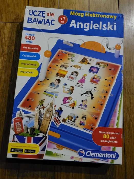 Clementoni Mózg elektronowy angielski 7+