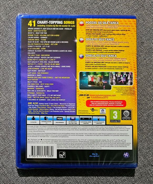 Just Dance 2015 gra PlayStation 4 5 PS4 PS5 NOWA folia !