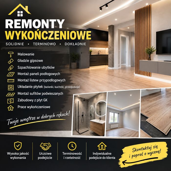 Prace remontowe/ wykończeniowe