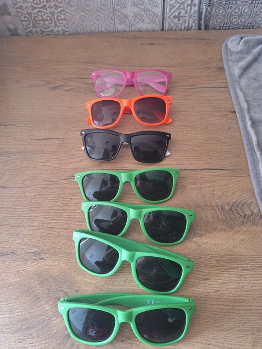 Okulary damskie zestaw 7szt